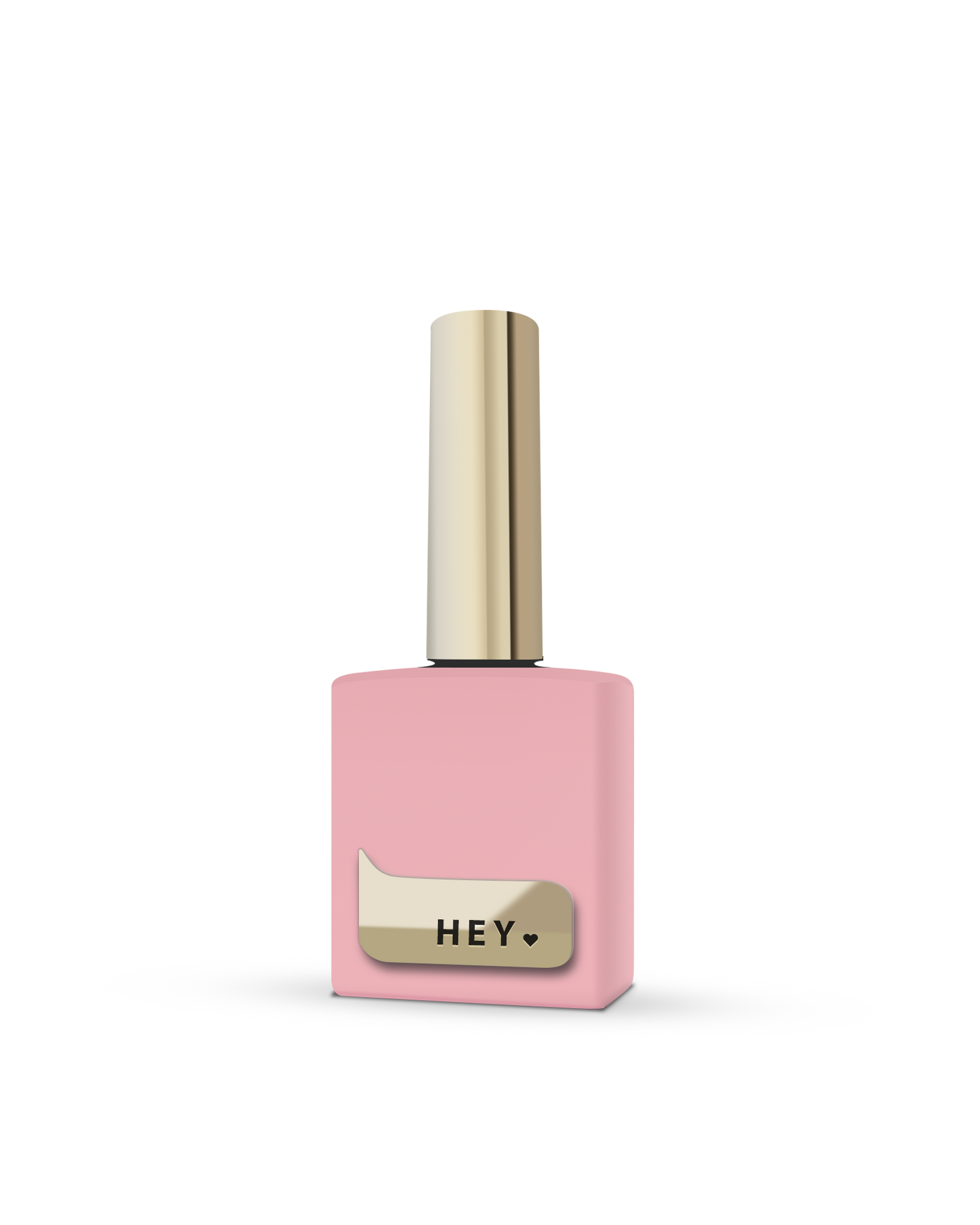 HEYLOVE. BB Top Coat, Double Bubble, 15 ml,No Sticky, Dark pink