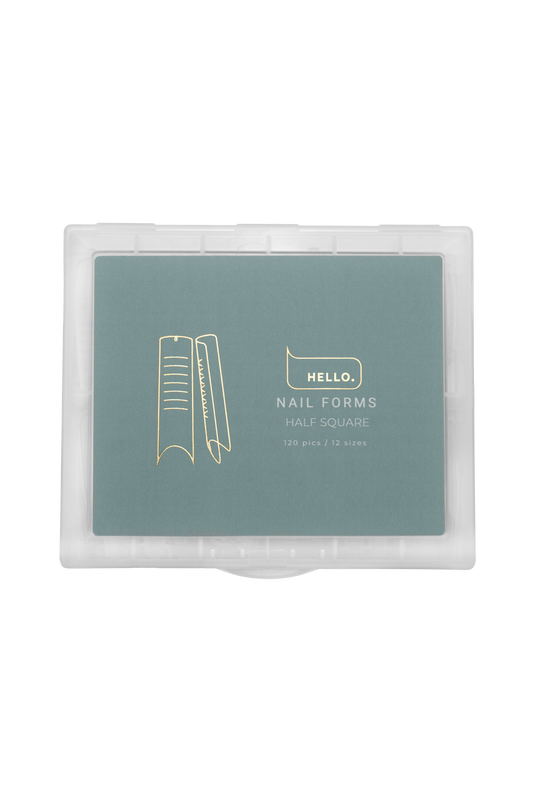 HEYLOVE Top nail forms, Half Square, 120pc