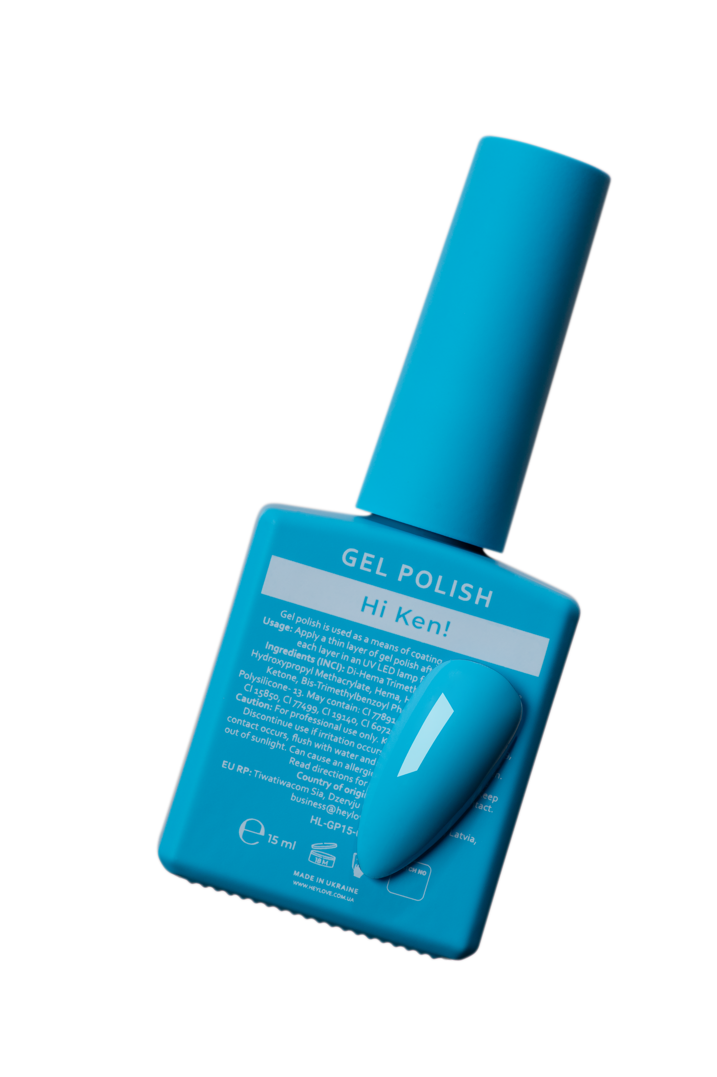 HEYLOVE. Gel Polish, "HI, KEN!", 15 ml