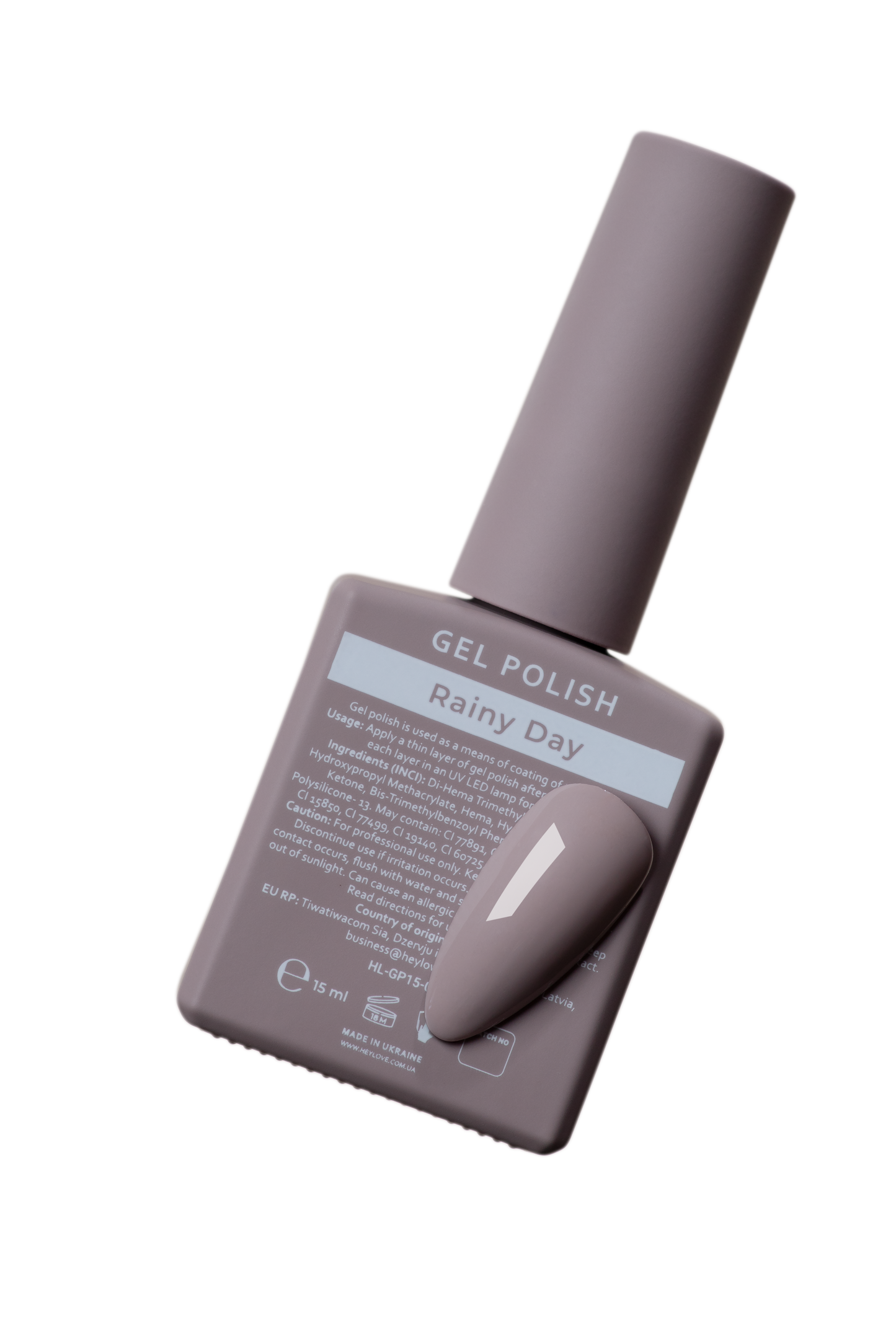 HEYLOVE. Gel Polish, RAINY DAY, 15 ml