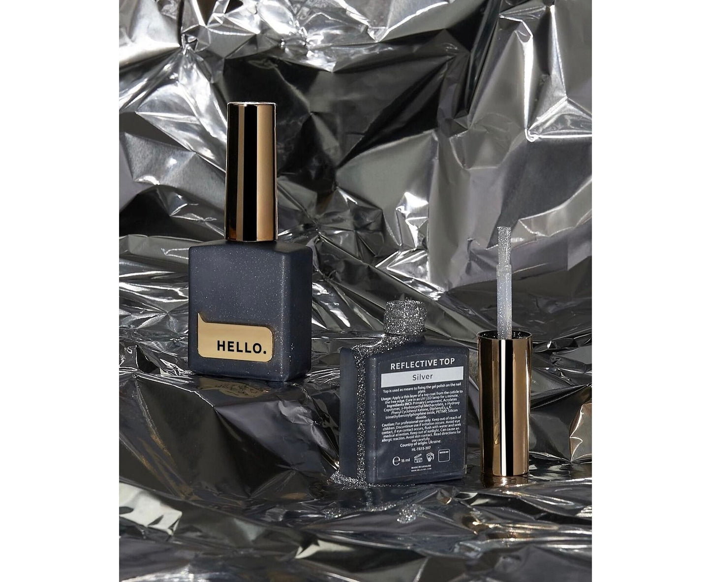 HEYLOVE Reflective Top "Silver", 15 ml, No Sticky
