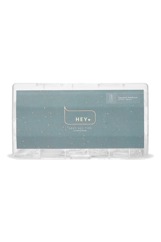 HEYLOVE Gel tips “Square Medium”, 500 pcs