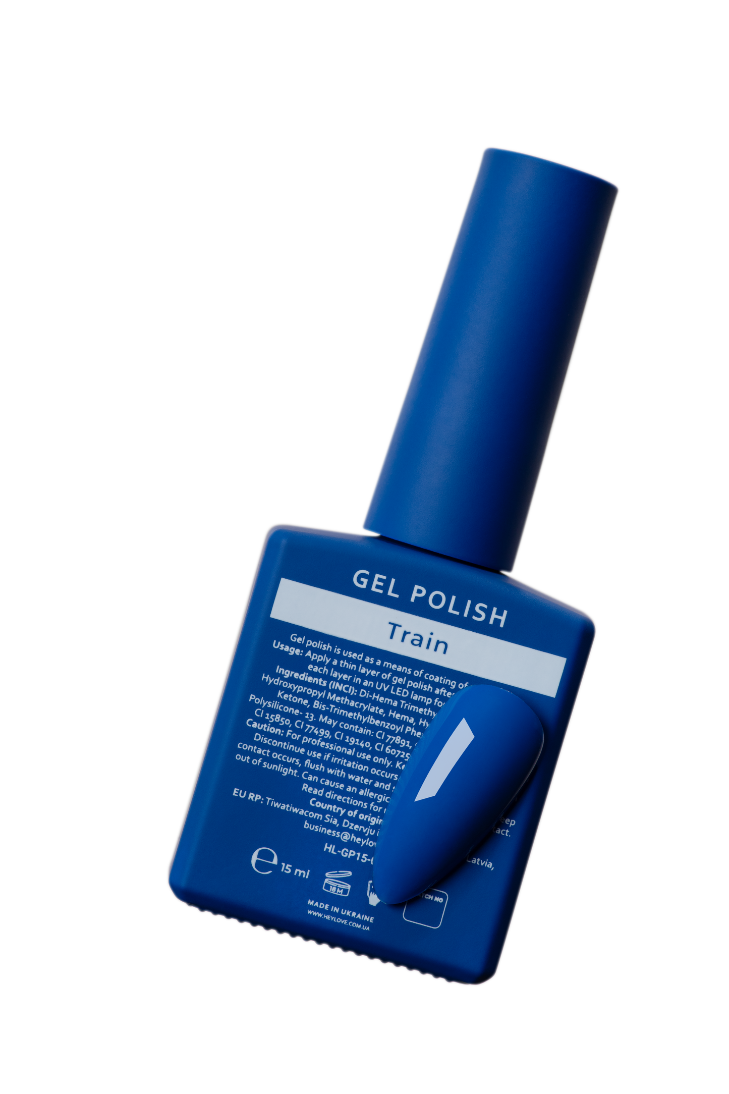 HEYLOVE. Gel Polish, TRAIN, 15 ml
