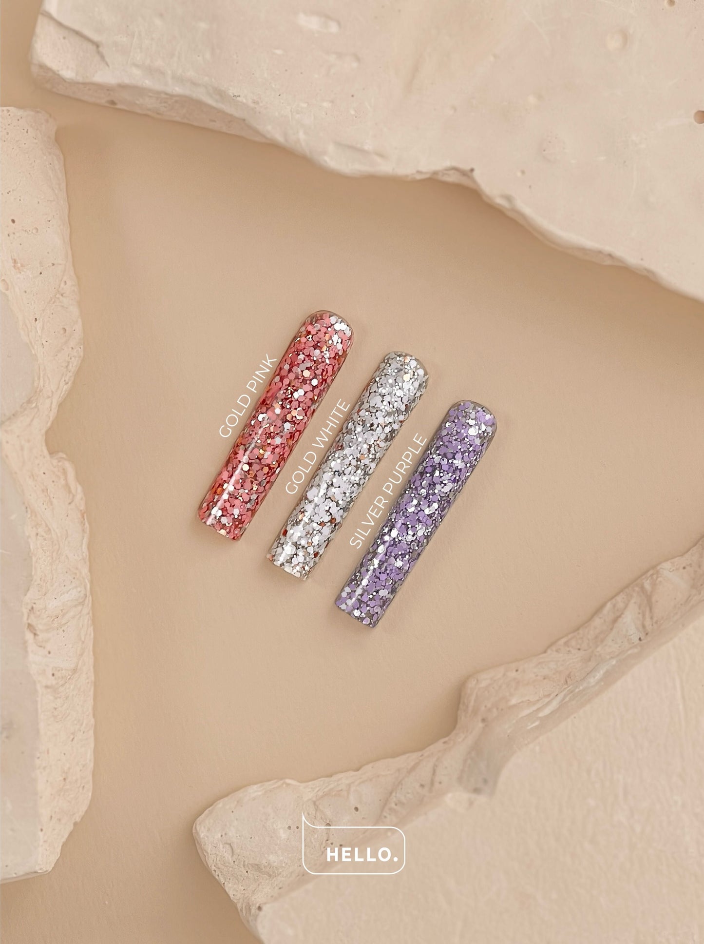 HEYLOVE Coin gel, SILVER PURPLE, 5 g