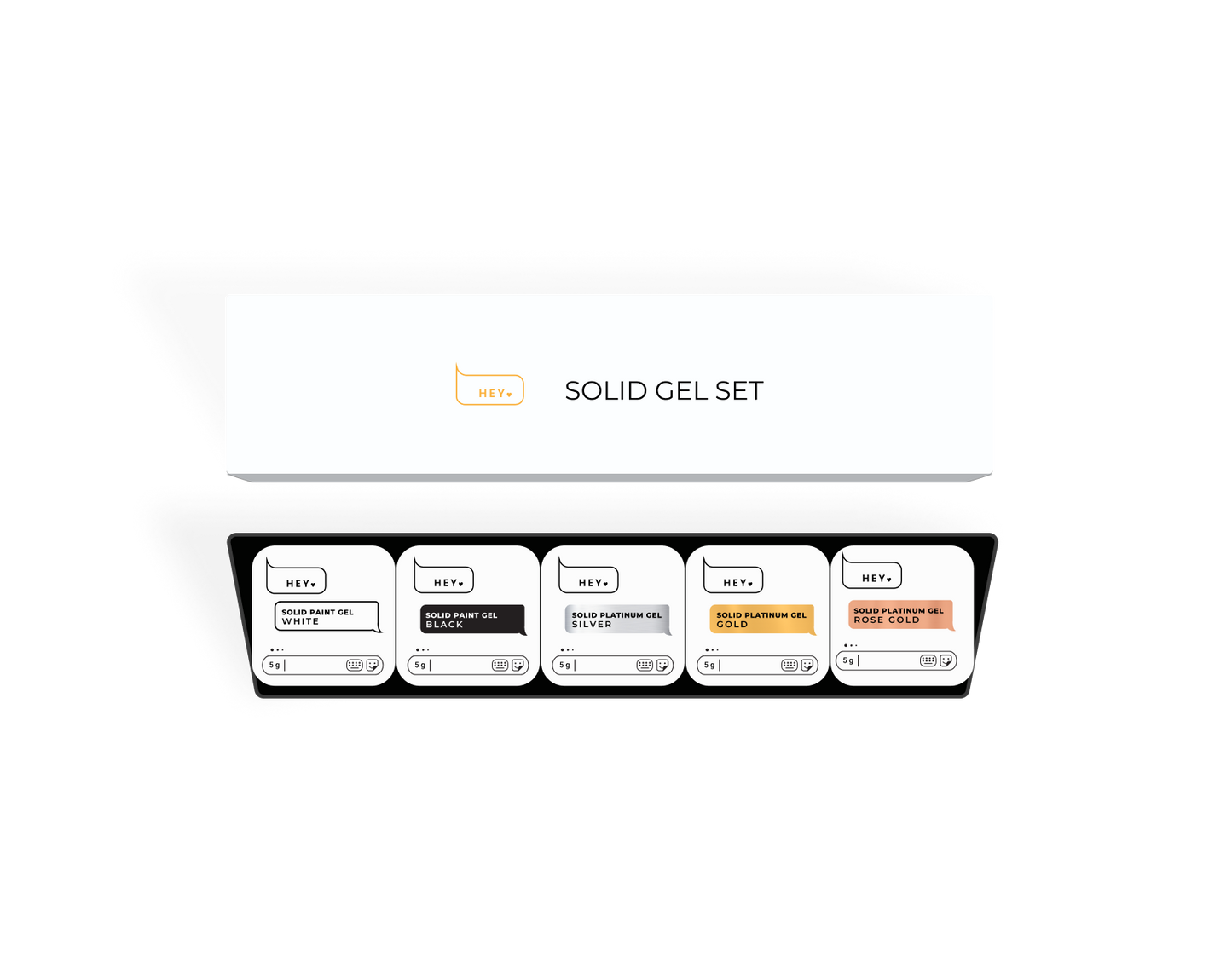 HEYLOVE Solid gel set, 5*5 g