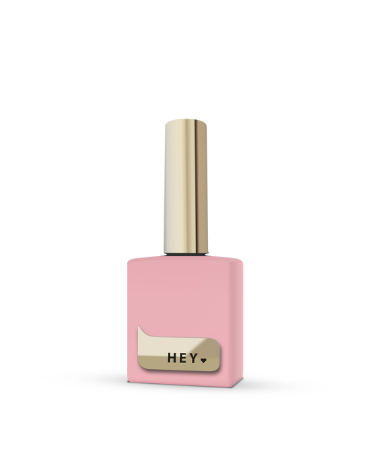 HEYLOVE. BB Top Coat, Double Bubble, 15 ml,No Sticky, Dark pink