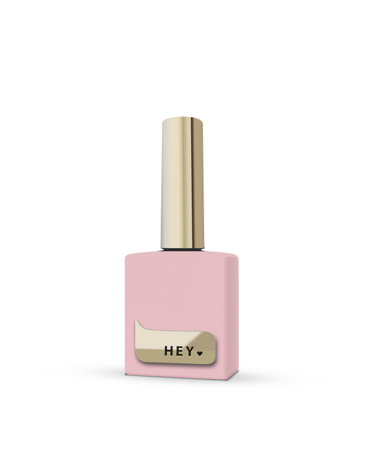 HEYLOVE. BB Top Coat, Melted Milk, 15 ml, putekļaini rozā virskārta bez lipīga slāņa