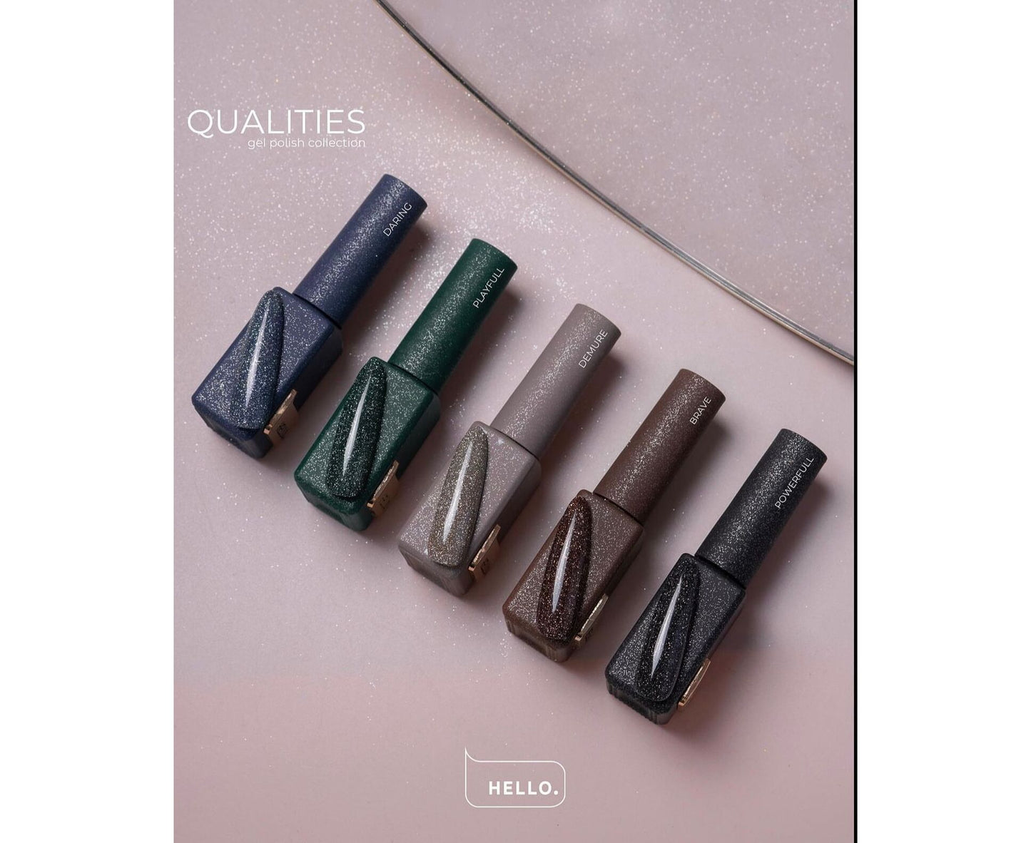 HELLO. Reflective Gel Polish, DARING, 15 ml