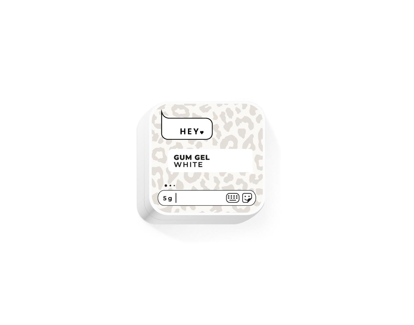 HEYLOVE. Gum gel, WHITE, 5g