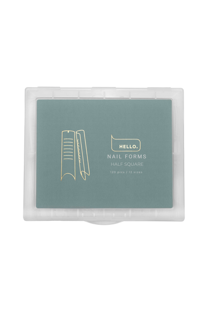 HEYLOVE Top nail forms, Half Square, 120pc
