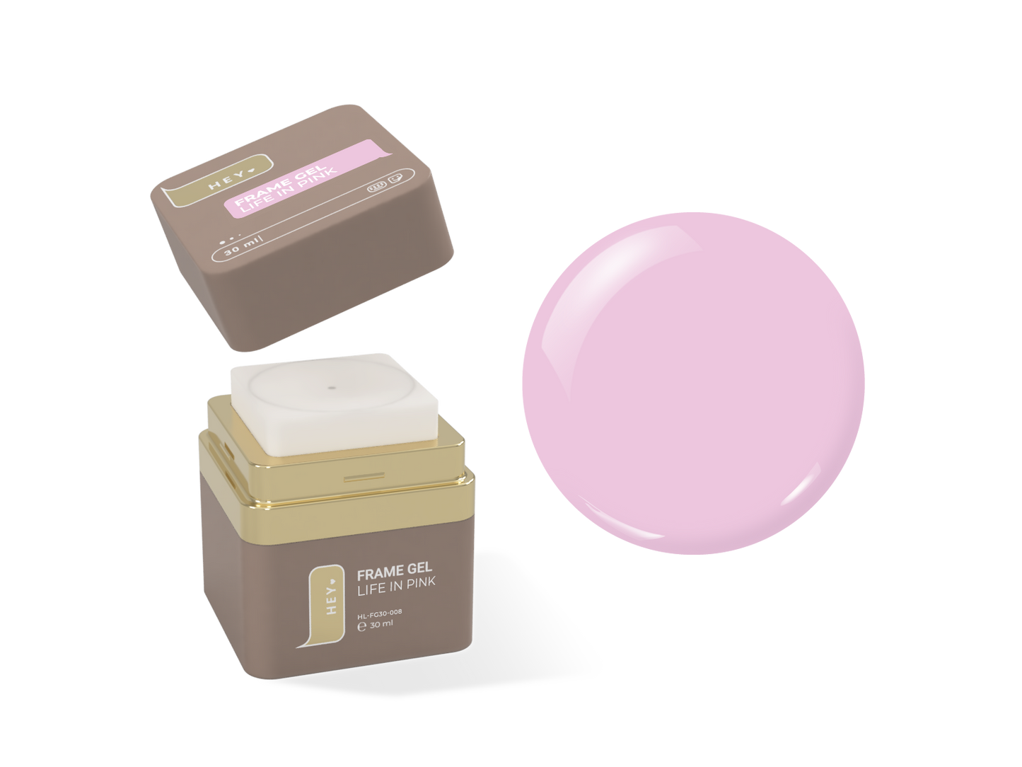 HEYLOVE. Frame Gel, LIFE IN PINK, 30 ml