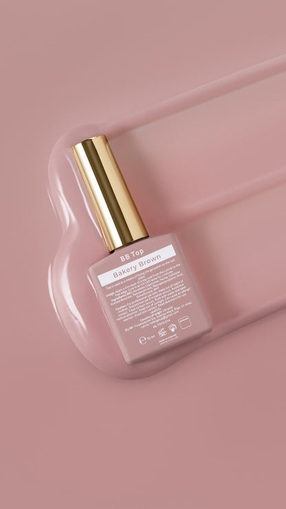 HEYLOVE. BB Top coat, Bakery Brown, 15 ml, No Sticky