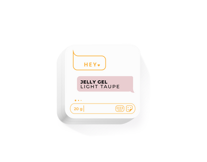 HEYLOVE Jelly Gel, LIGHT TAUPE, 20 g